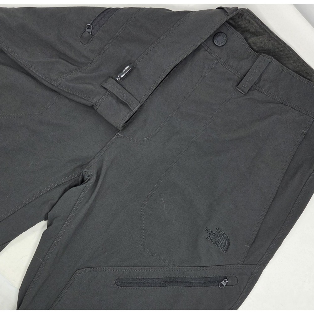 The North Face Cargo Pants Men 34x31 Charcoal Gray Nylon Hiking Stretch Gorpcore